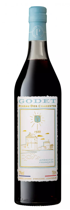 Godet Pineau des Charentes rosé